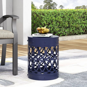 Outdoor Metal Large End Table, Modern Design - Best Buy Furniture