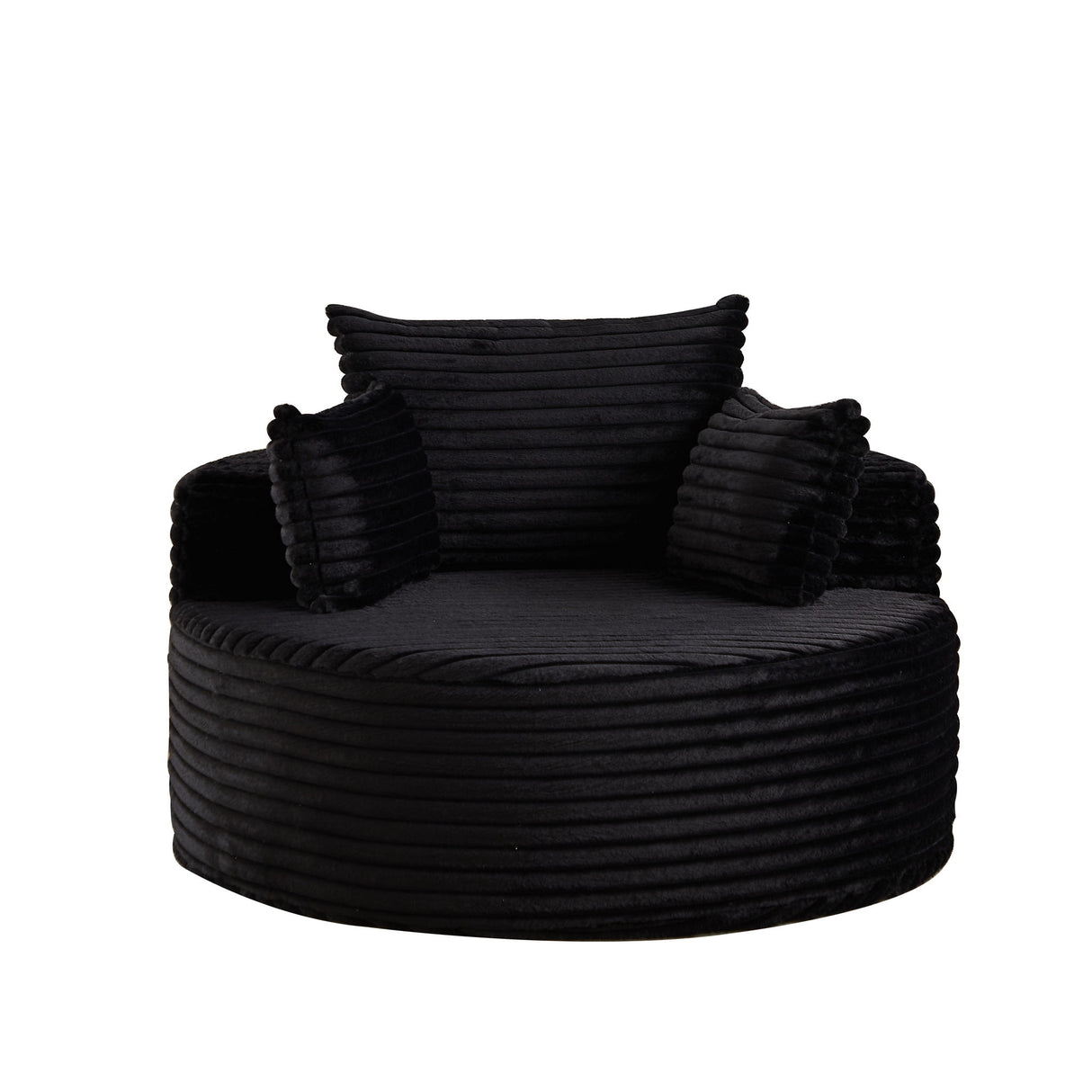 Modern Single Sofa With Backrest Pillow For Living Room