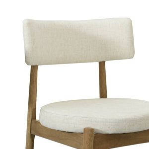 Mid Century Modern Counter Stools, Fabric Upholstered Chairs