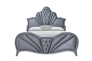 Dante - Queen Bed - Gray - Best Buy Furniture