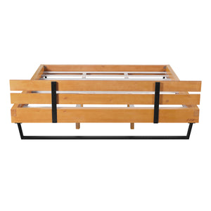 Pine Wood Bed Frame - King Size