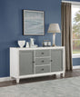 Katia - Server - Gray / White - Best Buy Furniture