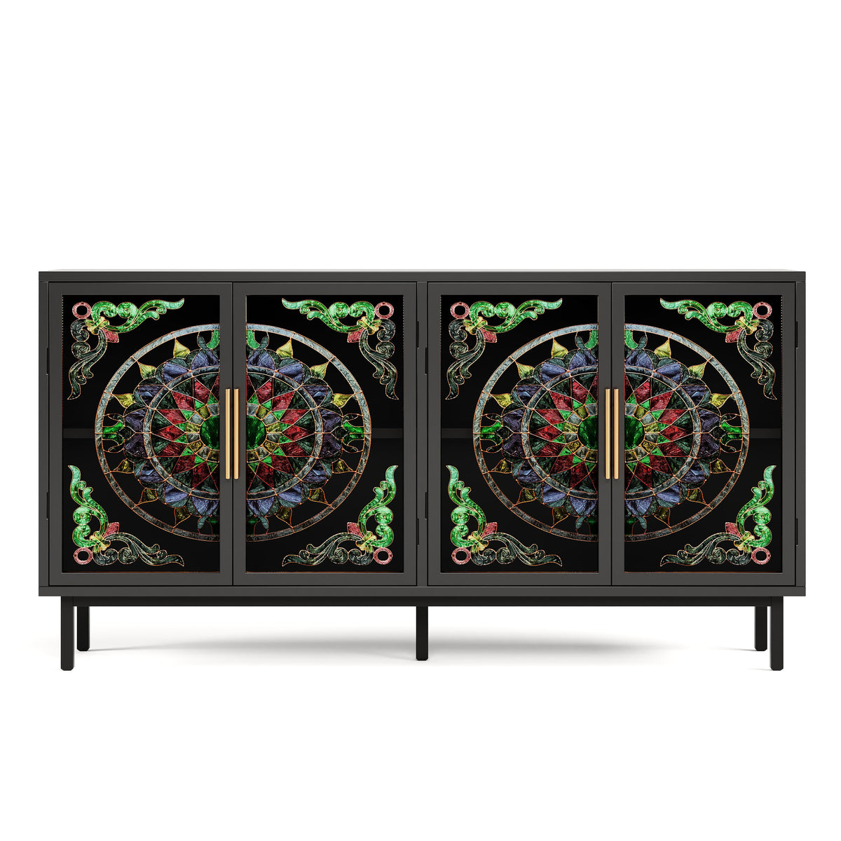 Decorative Cabinet with 4 Doors