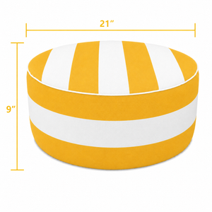 2 Pack Outdoor Inflatable Ottoman 21"x21"x9"