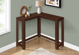 Corner Accent Console Table For Entryway, Contemporary & Modern - Cherry - Best Buy Furniture