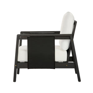 Outdoor Club Chairs (Set of 2) with Diamond-Pattern