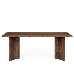 Executive Desk, Vintage Computer Workstation With Thickened Tabletop