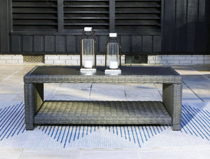 Elite Park - Rectangular Cocktail Table - Gray - Best Buy Furniture