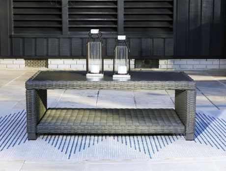 Elite Park - Rectangular Cocktail Table - Gray - Best Buy Furniture