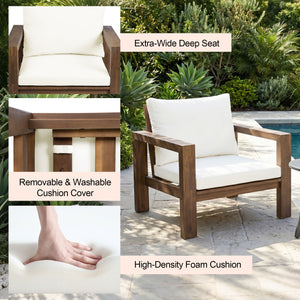 4 Piece Patio Sofa Set