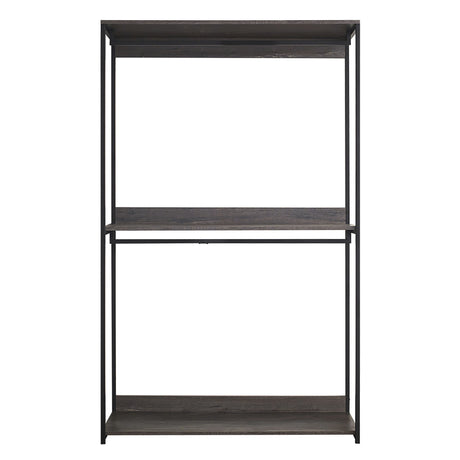 Monica - Farmhouse Industrial Wood Walk In Closet
