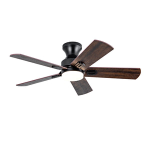 42 Inch Low Profile Ceiling Fan with Light and Remote Control