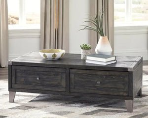Todoe - Lift Top Cocktail Table - Dark Gray - Best Buy Furniture