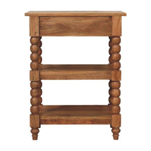 Solid Wood Barley Twist Side Table