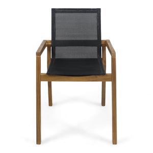 Belfast - Dining Chair With Acacia Wood Frame And Seating (Set of 2)