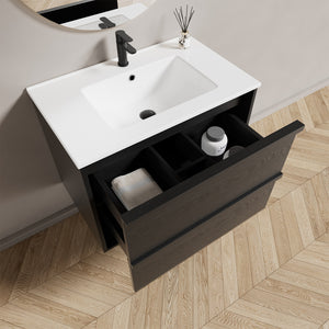 30 Inch Bathroom Vanity Cabinet With Ceramic Sink