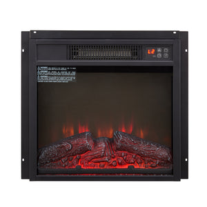 Electric Fireplace Insert 18" 1400W Remote Control