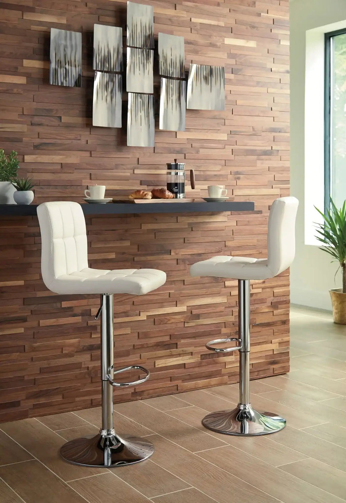 Bellatier - Adjustable Height Barstool (Set of 2) - Best Buy Furniture