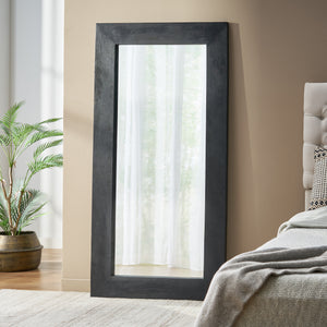 Rustic Mango Wood Full Length Standing Mirror