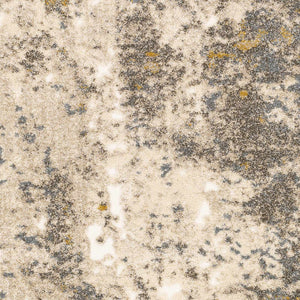 Alabaster Abstract Thick Luxe Rug