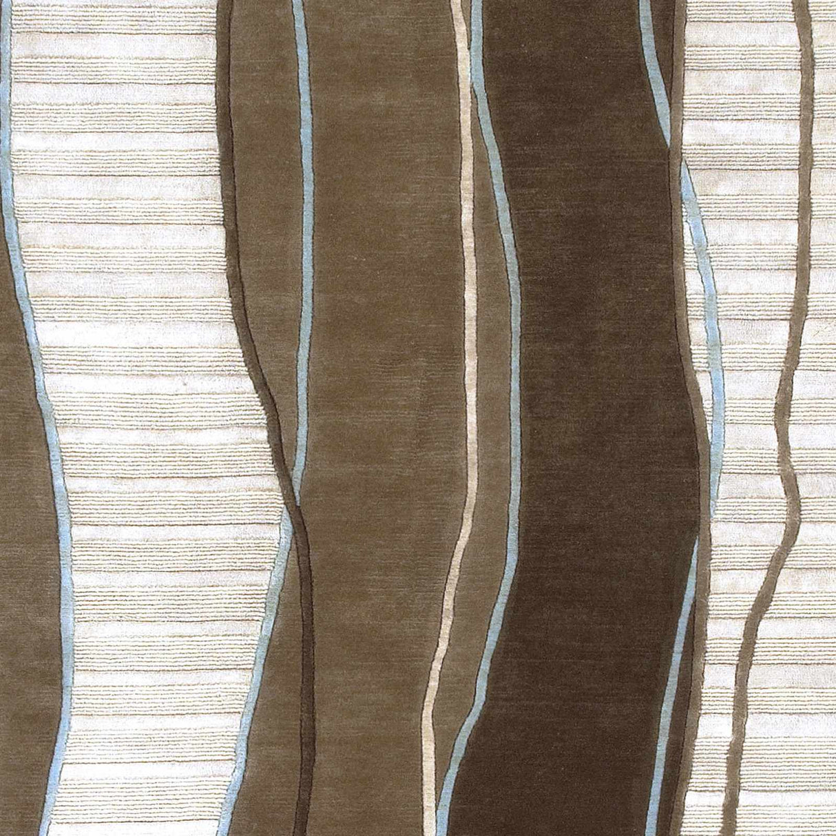 Alanreed Brown Premium Wool Area Rug - Clearance