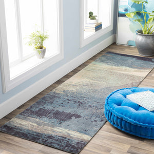 Alvaton Abstract Blue Rug