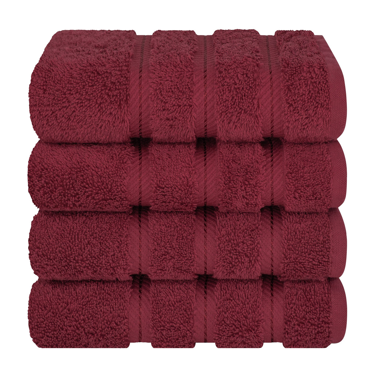 American Soft Linen 100%  Cotton Turkish Towels, 4 Pack Hand Towel Set, Super Soft, Absorbent, Quick Dry Premium Towels