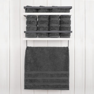 American Soft Linen 100%  Cotton Turkish Towels, 4 Pack Hand Towel Set, Super Soft, Absorbent, Quick Dry Premium Towels
