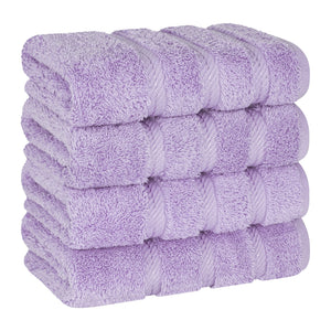 American Soft Linen 100%  Cotton Turkish Towels, 4 Pack Hand Towel Set, Super Soft, Absorbent, Quick Dry Premium Towels