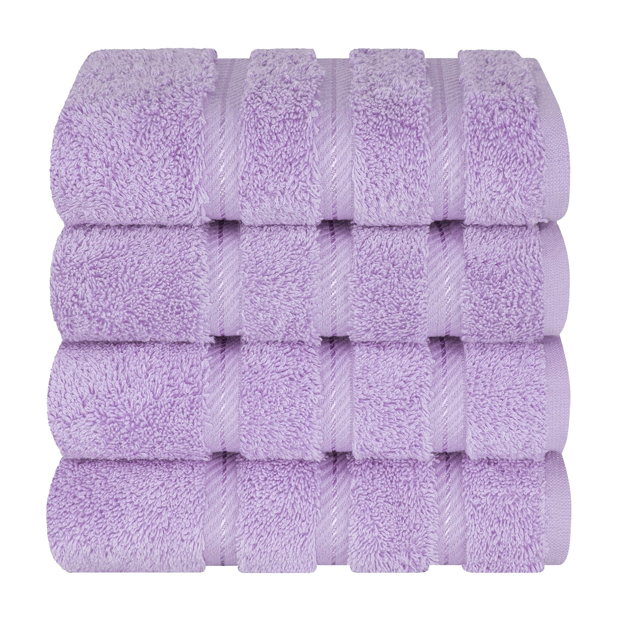 American Soft Linen 100%  Cotton Turkish Towels, 4 Pack Hand Towel Set, Super Soft, Absorbent, Quick Dry Premium Towels