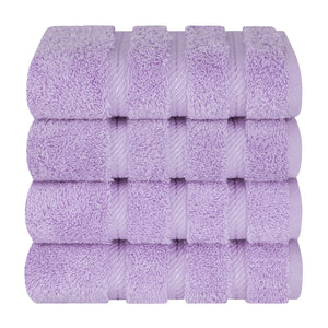 American Soft Linen 100%  Cotton Turkish Towels, 4 Pack Hand Towel Set, Super Soft, Absorbent, Quick Dry Premium Towels