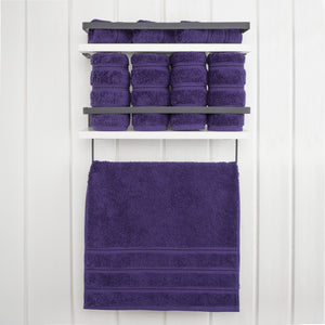 American Soft Linen 100%  Cotton Turkish Towels, 4 Pack Hand Towel Set, Super Soft, Absorbent, Quick Dry Premium Towels