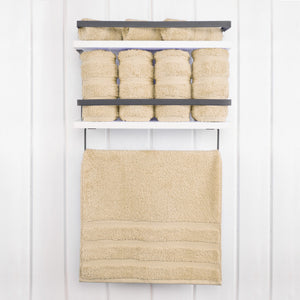 American Soft Linen 100%  Cotton Turkish Towels, 4 Pack Hand Towel Set, Super Soft, Absorbent, Quick Dry Premium Towels