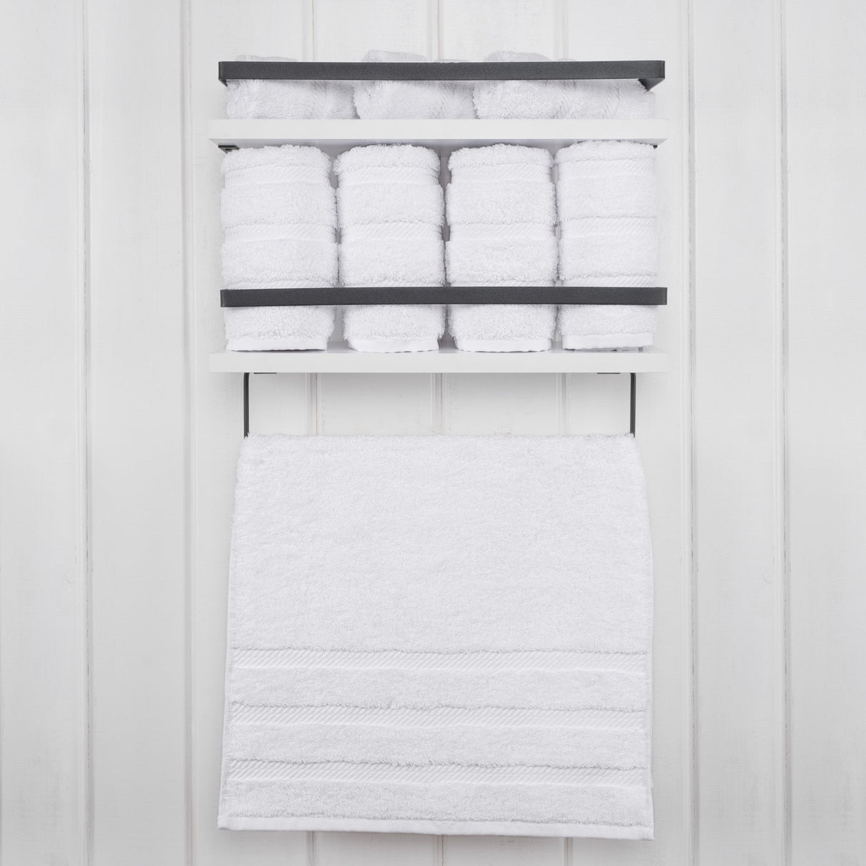 American Soft Linen 100%  Cotton Turkish Towels, 4 Pack Hand Towel Set, Super Soft, Absorbent, Quick Dry Premium Towels