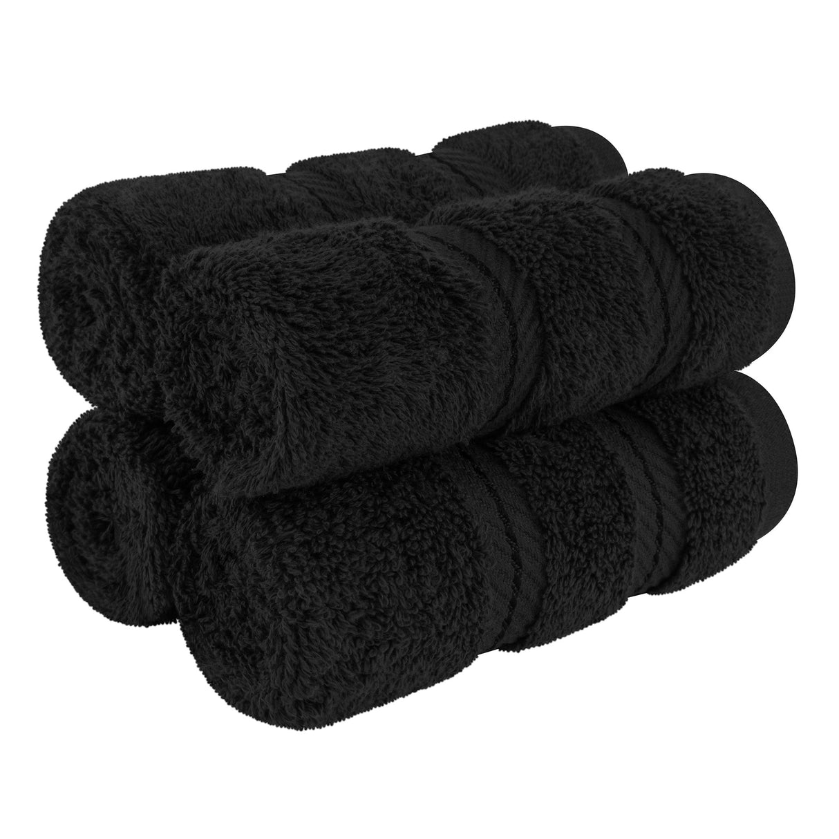 4 Piece 100% Cotton Softness, Elegance, Comfort Washcloth Turkish Towel Set