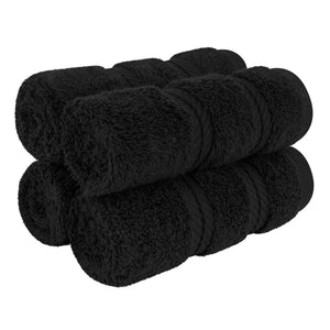 4 Piece 100% Cotton Softness, Elegance, Comfort Washcloth Turkish Towel Set