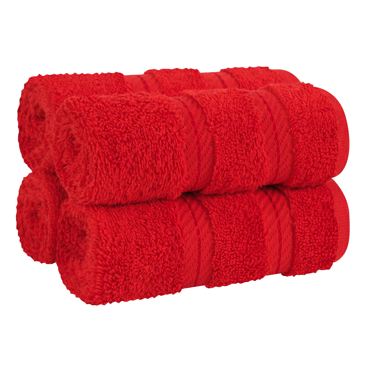 4 Piece 100% Cotton Softness, Elegance, Comfort Washcloth Turkish Towel Set