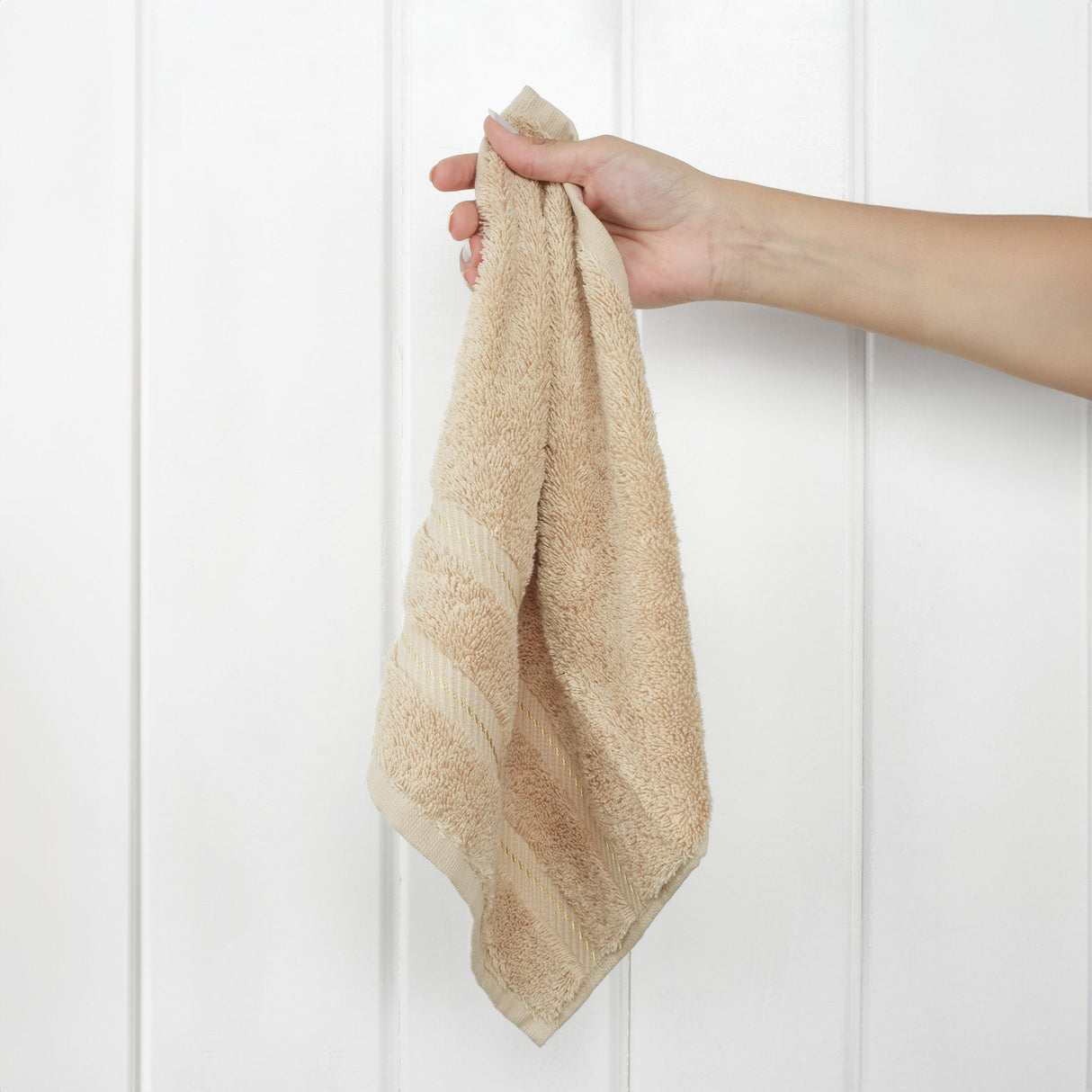 4 Piece 100% Cotton Softness, Elegance, Comfort Washcloth Turkish Towel Set
