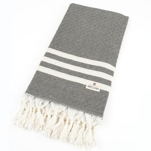 American Soft Linen, 100% Bamboo Turkish Peshtemal Beach Pool Towels, 40" x 70" Peshtemal Towels