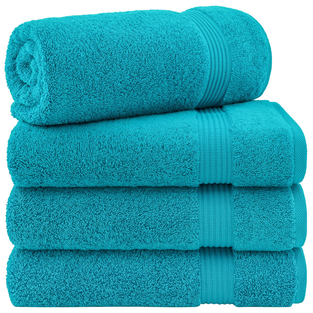 American Soft Linen Bekos 100% Cotton Turkish Towels, 4 Piece Bath Towel Set