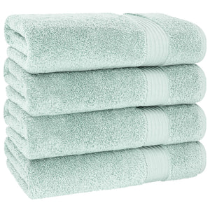 American Soft Linen Bekos 100% Cotton Turkish Towels, 4 Piece Bath Towel Set