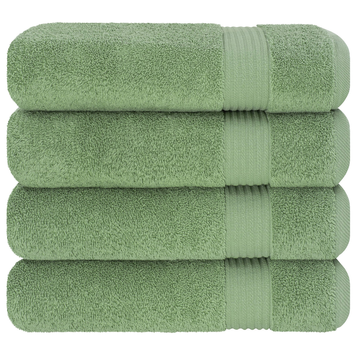 American Soft Linen Bekos 100% Cotton Turkish Towels, 4 Piece Bath Towel Set