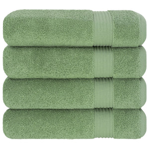 American Soft Linen Bekos 100% Cotton Turkish Towels, 4 Piece Bath Towel Set