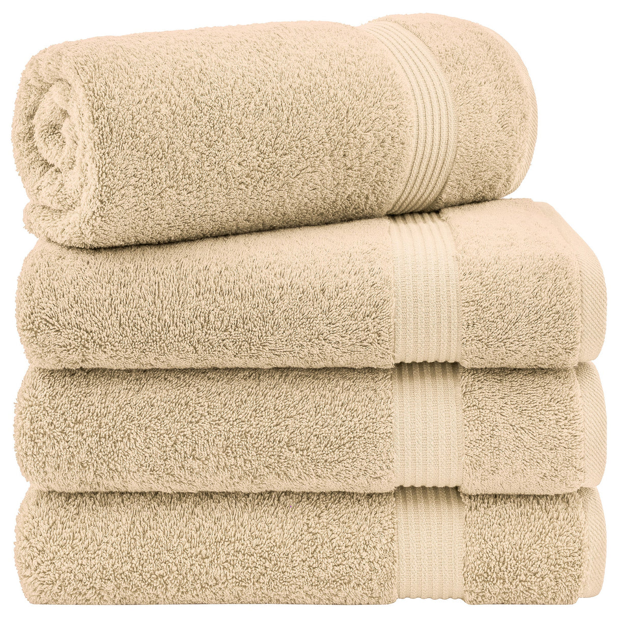 American Soft Linen Bekos 100% Cotton Turkish Towels, 4 Piece Bath Towel Set