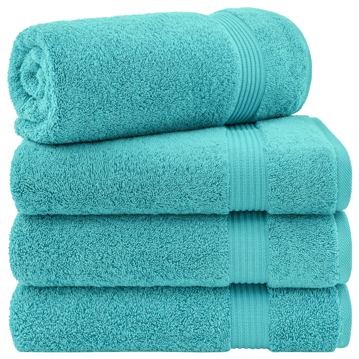 American Soft Linen Bekos 100% Cotton Turkish Towels, 4 Piece Bath Towel Set