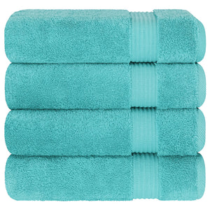 American Soft Linen Bekos 100% Cotton Turkish Towels, 4 Piece Bath Towel Set