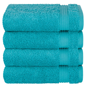 American Soft Linen Bekos 100% Cotton Turkish Towels, 4 Piece Hand Towel Set