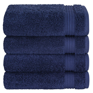 American Soft Linen Bekos 100% Cotton Turkish Towels, 4 Piece Hand Towel Set
