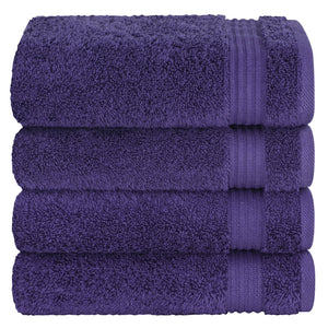 American Soft Linen Bekos 100% Cotton Turkish Towels, 4 Piece Hand Towel Set