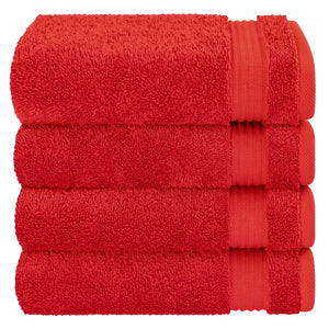 American Soft Linen Bekos 100% Cotton Turkish Towels, 4 Piece Hand Towel Set
